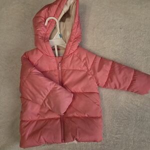 Old Navy Pink Puffer Jacket for Kids